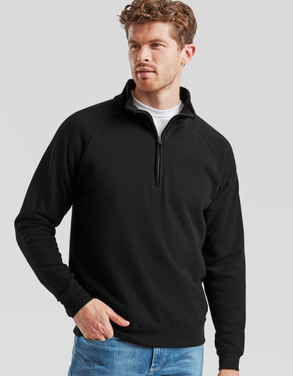 Sweat Fruit of the Loom F382N Classic Zip Neck