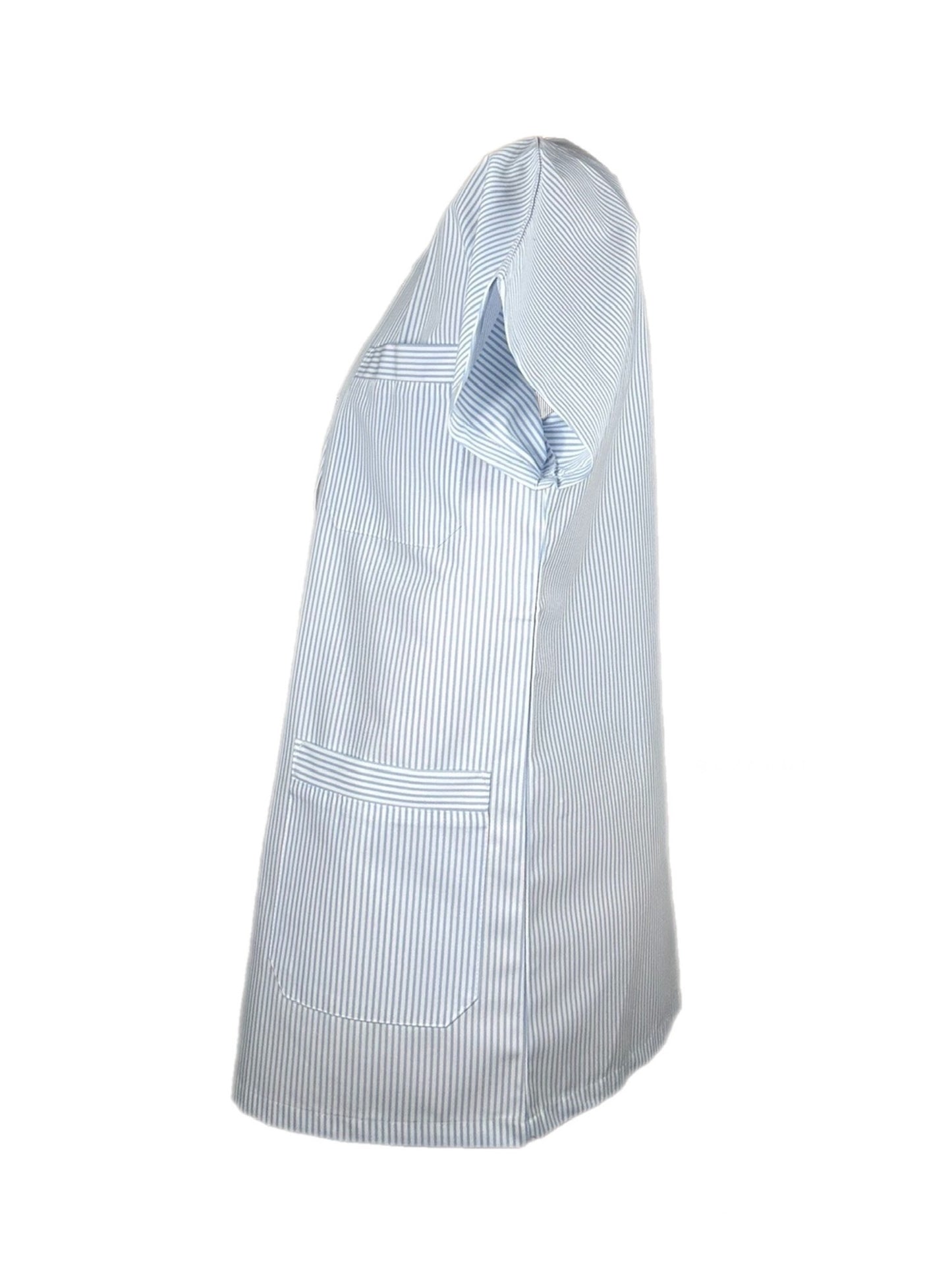 blousecol rond lignée - côté