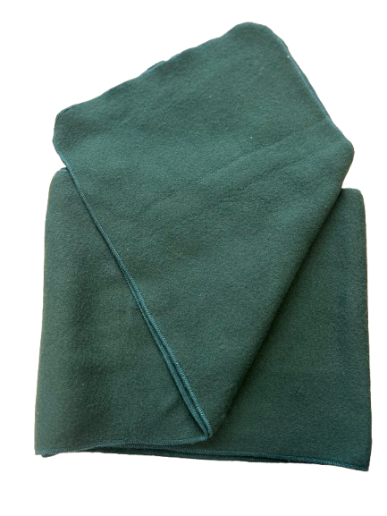 écharpe polar verte foncée