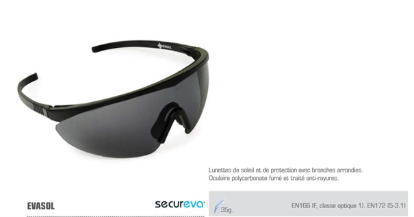 lunettes solaires EVASOL