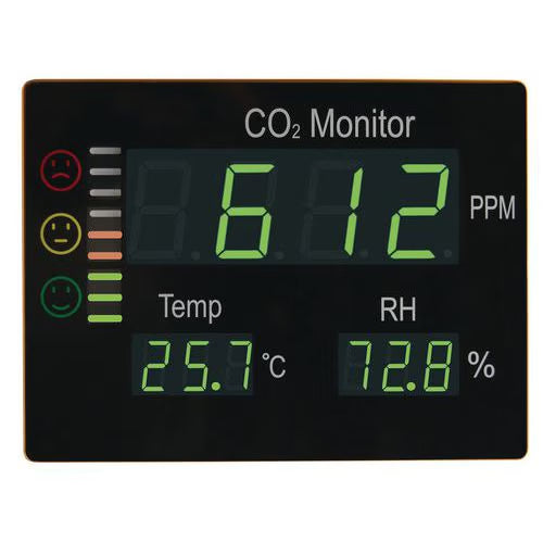 Mesureur de CO₂ Quaelis 12 en déstockage