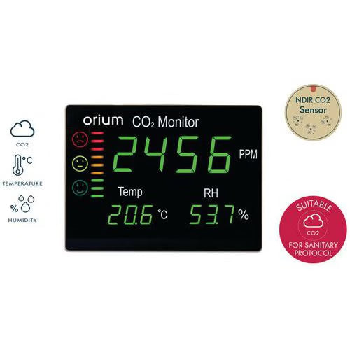 Mesureur de CO₂ Quaelis 12 en déstockage