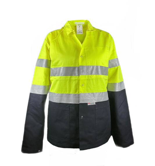Veste de travail bicolore haute visibilité