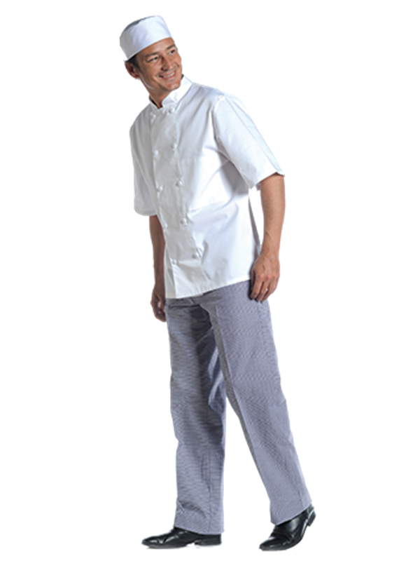 Veste de cuisine manches courtes Chicago Oury