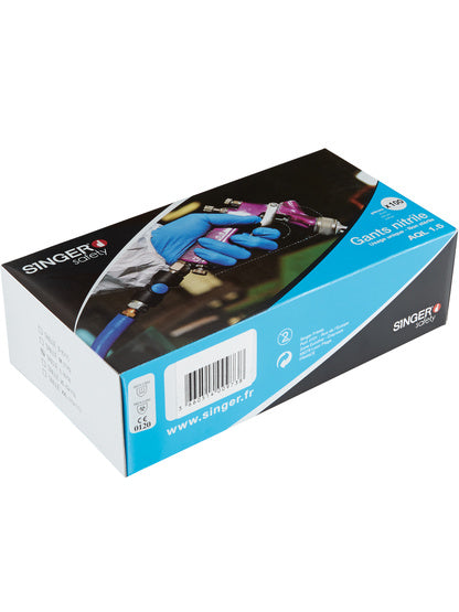 Gants nitrile jetables AUU4010