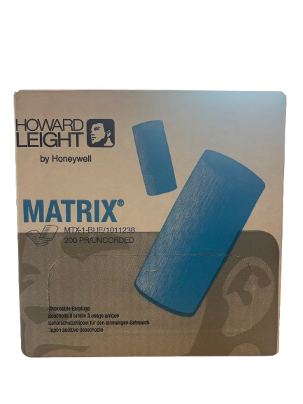 bouchons d'oreilles MATRIX bleu boite