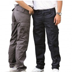 pantalon Parks PA060 gris et noir